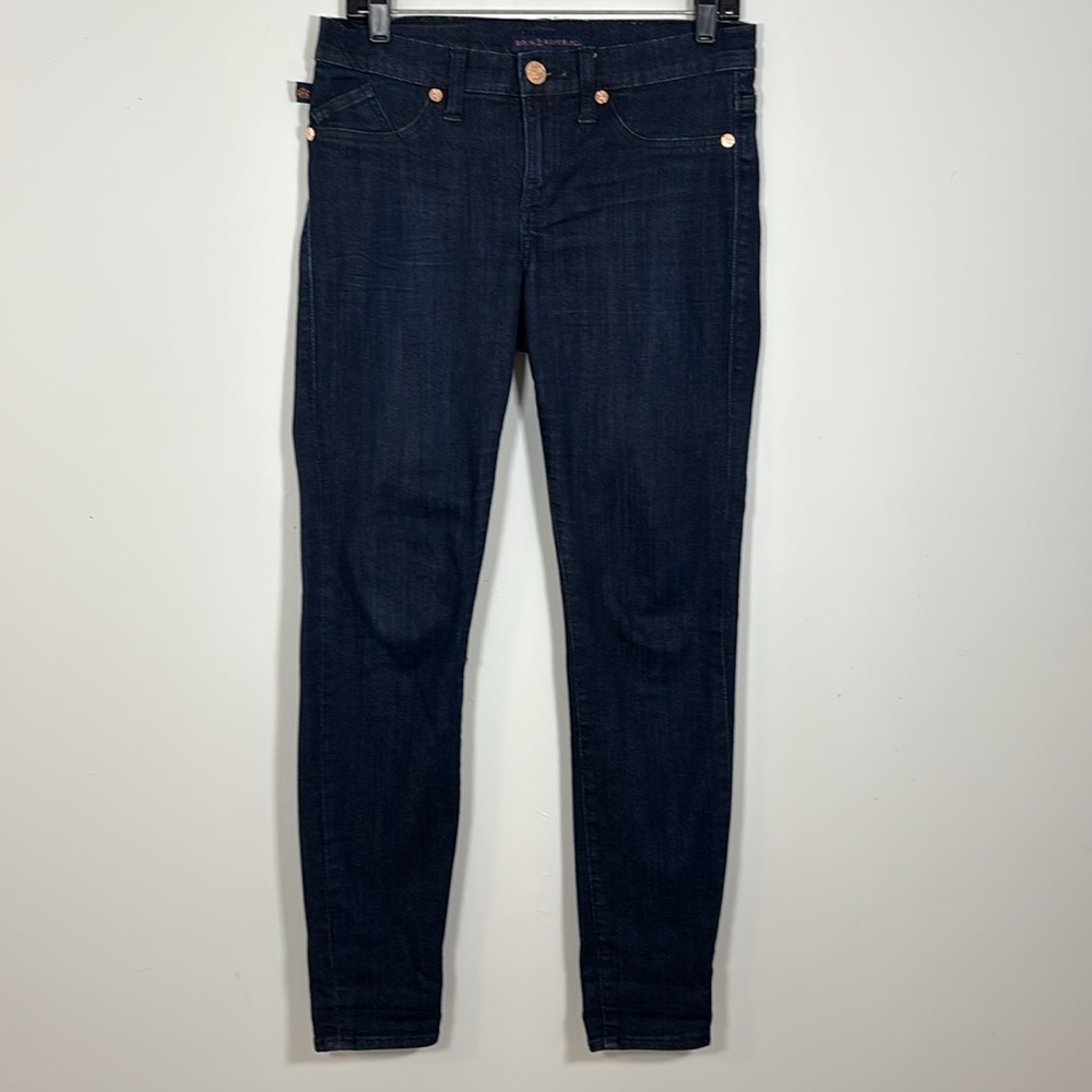 Rock‎ & Republic Kashmiere  Denim Jean 8 Stretch Dark Skinny Slimming